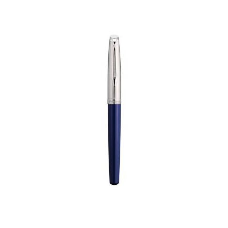 Pióro Wieczne Waterman Embleme Blue M z chromowanym wykończeniem - 2